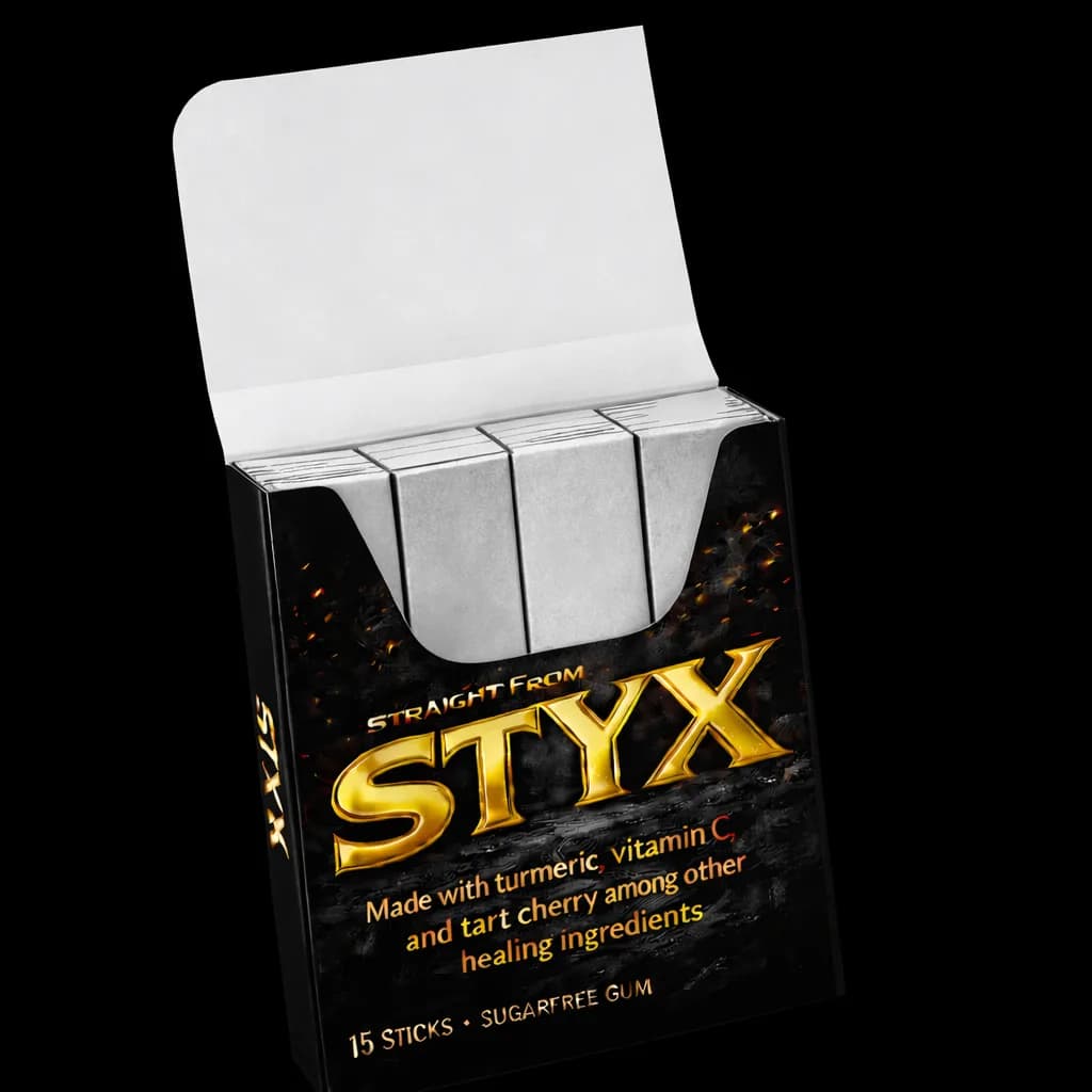 Athlete recovery gum